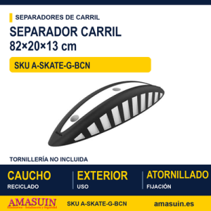 Separador Carril Skate 82x20x13cm