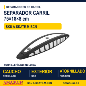 Separador Carril Skate 75x18x8cm