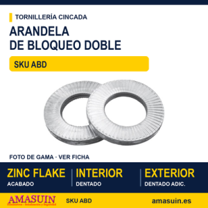 Arandela de bloqueo doble DIN 22501 - ZINC FLAKE