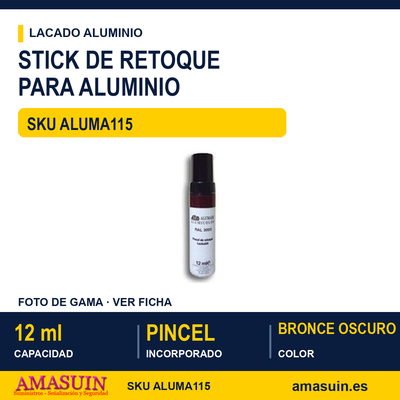 Stick Aluminio Bronce Oscuro. 1 Stick Aluminio Bronce Oscuro.