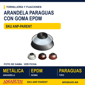 Arandela EPDM paraguas