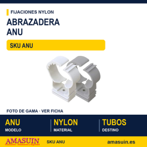Abrazadera de nylon universal