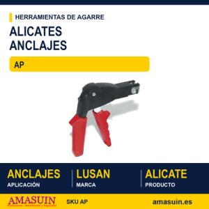 Alicates para anclajes en materiales huecos