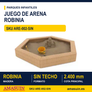 JUEGO DE ARENA SIN TECHO