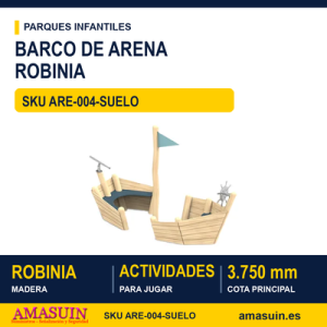 BARCO DE ARENA DE SUELO