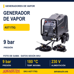 Generador de Vapor AST175Q con Detergente