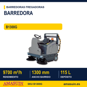 Barredora B1300G Conductor Sentado a Gasolina