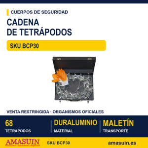 Cadena 68 Tetrápodos Punzantes Control Policial