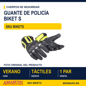 Guante de policía motorista de verano BIKET S Dragon TB Group