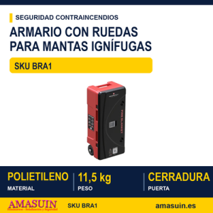 Armario con Ruedas para Mantas Ignífugas