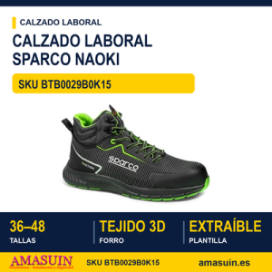 Calzado Seguridad Sparco Naoki ESD S3S