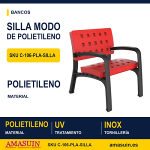 Silla Modo Polietileno C-106-PLA-SILLA