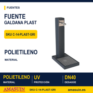 Fuente Galdana PLAST GRIS RAL 7021