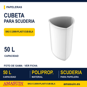 CUBETA BLANCA TRANSLUCIDA – SCUDERIA PLA