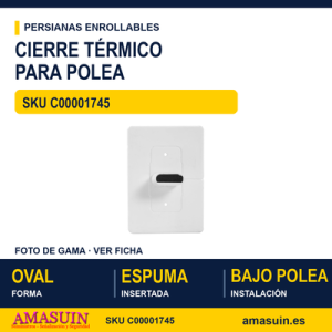 Cierre térmico para polea - CIERRE TERMICO OVAL
