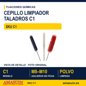 Cepillo Limpiador Taladros C1.