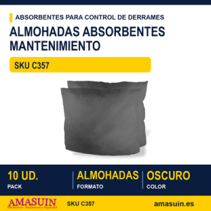 Almohadas mantenimiento Pack 10 ud.