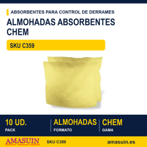 Almohadas Chem. Pack 10 ud.