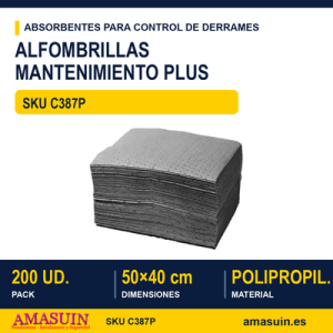 Alfombrillas Mantenimiento Plus Pack 200 Ud.