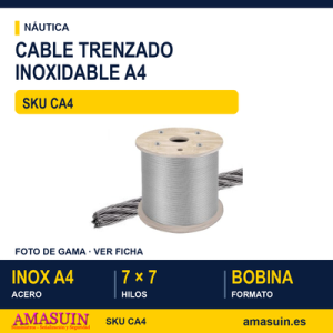 Cable 7x7 Inoxidable A4