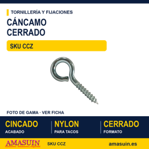 Cáncamo cerrado Cincado