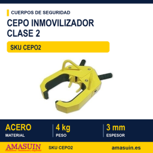 Cepo Inmovilizador Vehículos Clase 2