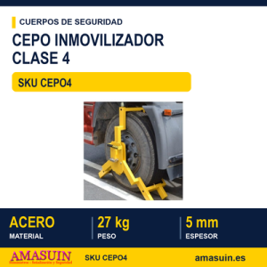 Cepo Inmovilizador Camiones Clase 4