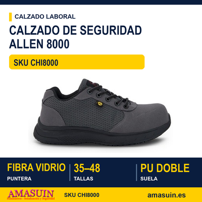 Calzado Seguridad Allen 8000. 1 Calzado Seguridad Allen 8000.