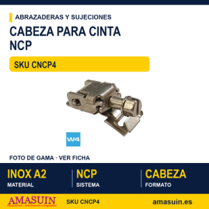 Cabeza cinta NCP - Inox A2 W4