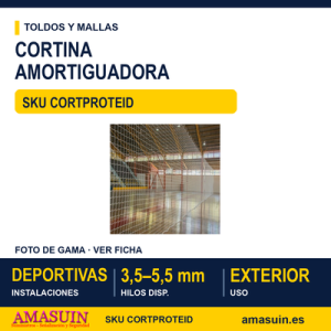 Cortina Amortiguadora Instalaciones Deportivas