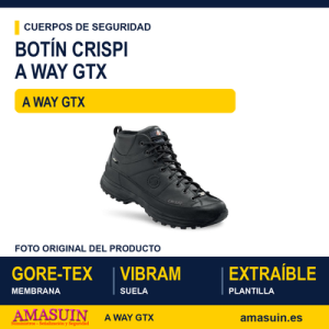 Botín CRISPI A Way GTX Black