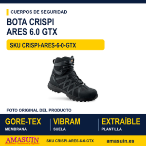 Bota Táctica CRISPI Ares 6.0 GTX