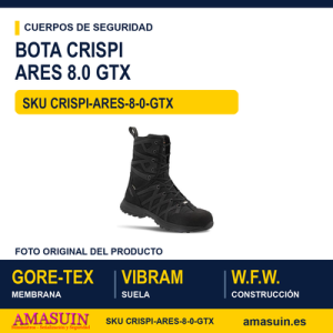 Bota Táctica CRISPI Ares 8.0 GTX