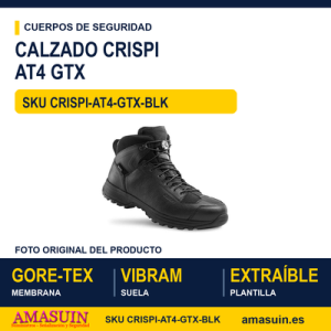 Zapato Táctico CRISPI AT4 GTX Black