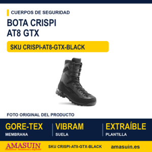 Bota Policial CRISPI AT8 GTX Black