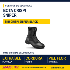 Bota Policial CRISPI Sniper Black