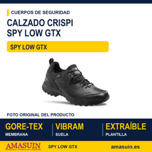 Zapato Táctico CRISPI Spy Low GTX Black