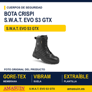 Bota Seguridad CRISPI S.W.A.T. EVO S3 GTX