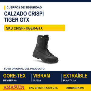 Zapato Táctico CRISPI Tiger GTX