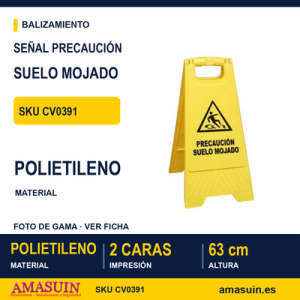 Señal Precaución Suelo Mojado