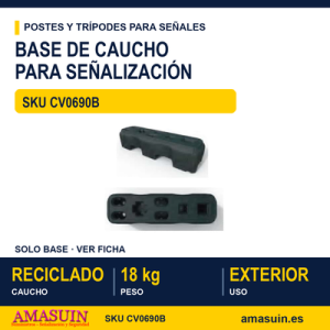 Base de Caucho Multiperfil de 18Kg