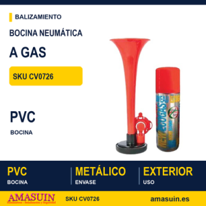 Bocina Neumática a Gas