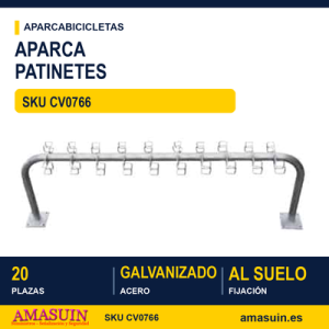 Aparca Patinetes 20 Plazas 2 Caras