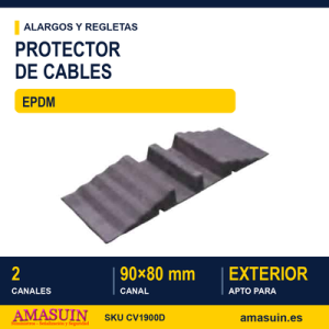 Protector Pasa Cables 870x305x85mm Carga Pesada