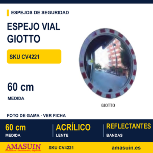 Espejo Vial GIOTTO 60cm Uso Exterior