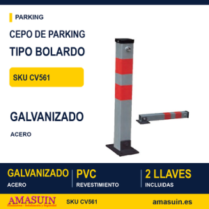 Cepo Parking Gris Tipo Bolardo.