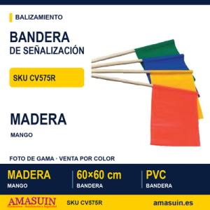 Bandera Señalización Roja ECO