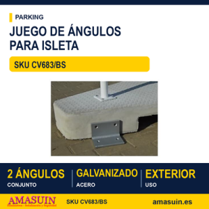 Juego Ángulos Isleta Hormigón Vado