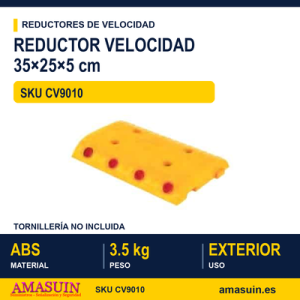 Reductor Velocidad Amarillo 35x25x5cm
