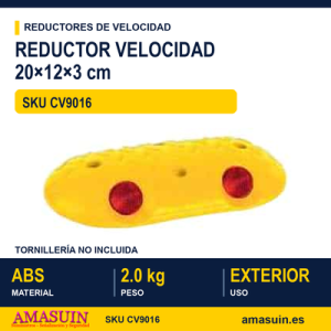 Reductor Velocidad Amarillo 20x12x3cm